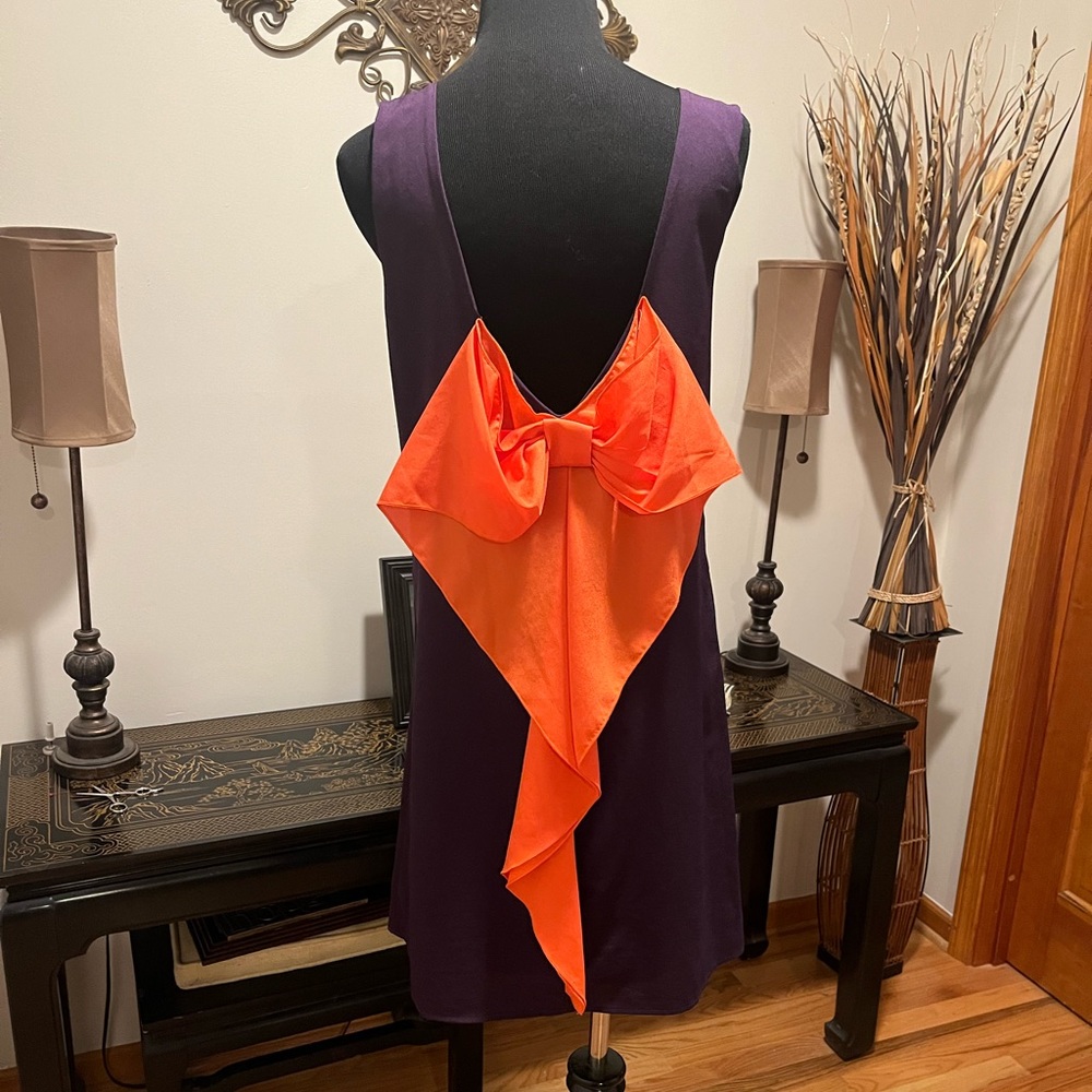 BEAUTIFUL Newberry Kustom deep purple and orange dress